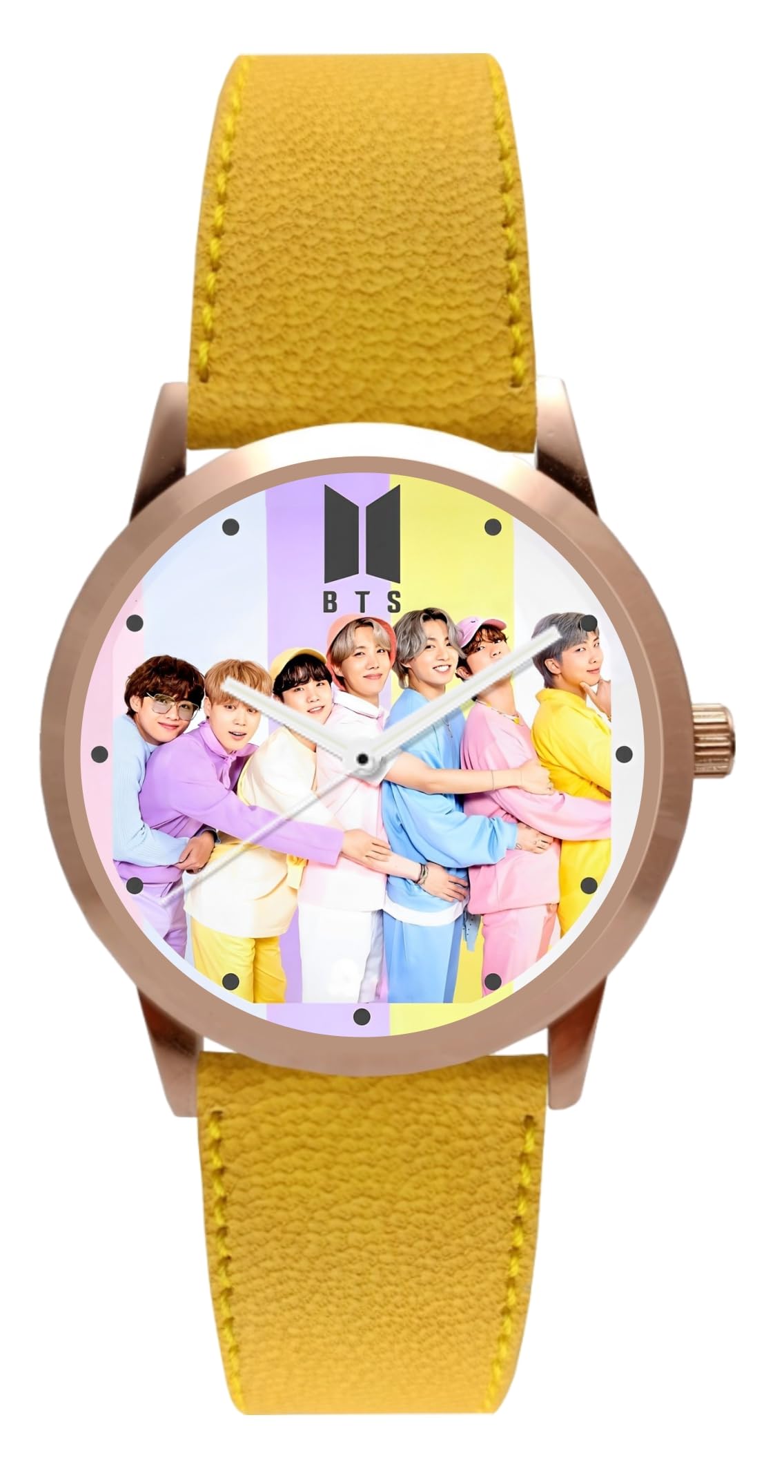 BTS Yellow 027 Rosegold Watch | Girls | Premium Rosegold Watch (B0BVHXY5QW) Amazon Price History, Amazon Price Tracker