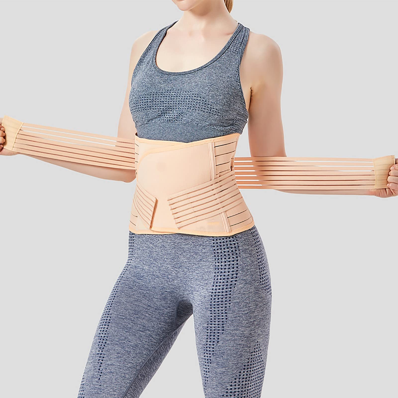 Fascia di supporto per la pancia dopo il parto, fascia addominale per gravidanza, comodo supporto post-parto per schiena e pelvico, cintura post parto per donne A, L, A-XL