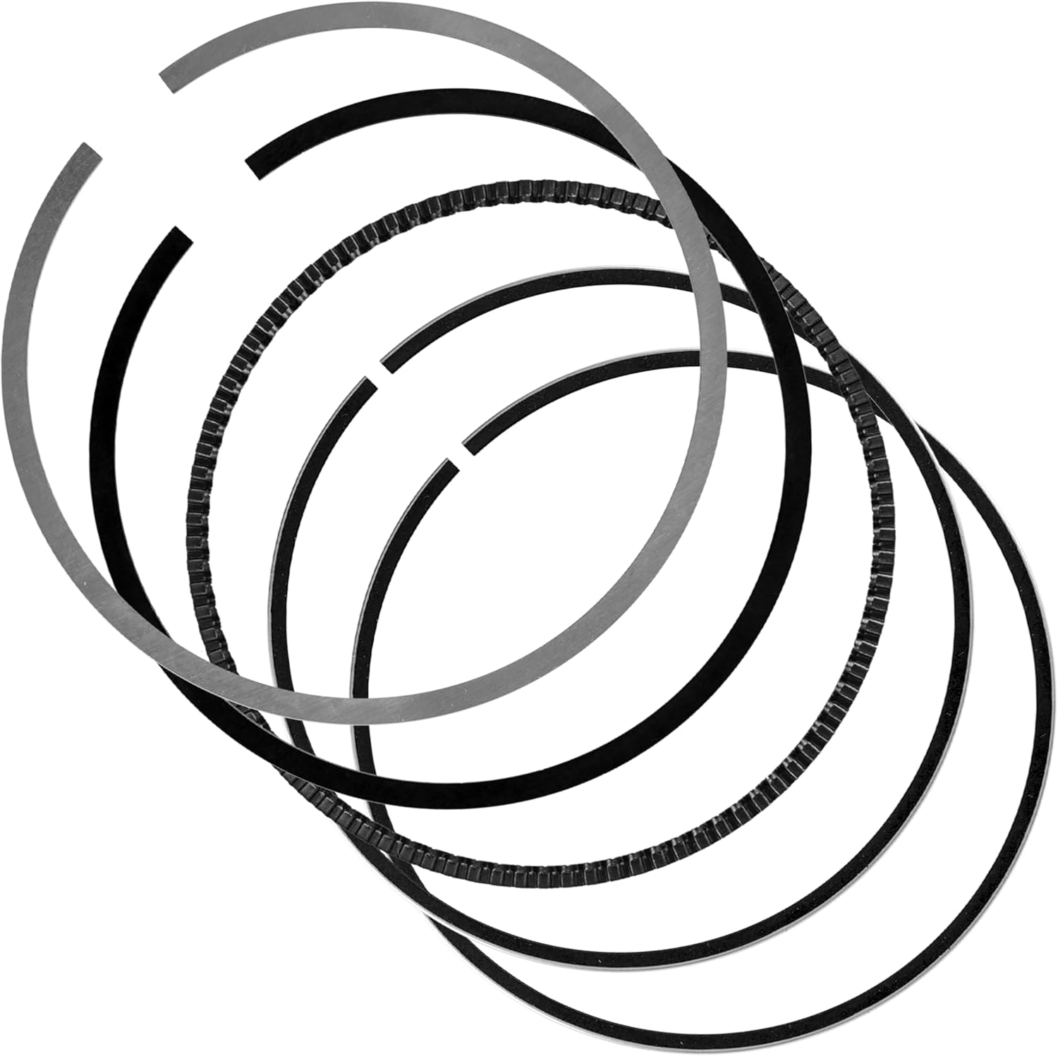 Caltric 2204509 Piston Ring Set Compatible with Polaris RZR 900 2014 / RZR 4 900 2014