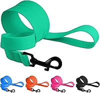 Vista 11 de CollarDirect Correa impermeable para perro, pequeña, mediana y grande, duradera, para caminar, entrenar y correr, rosa, negro, azul, naranja, verde