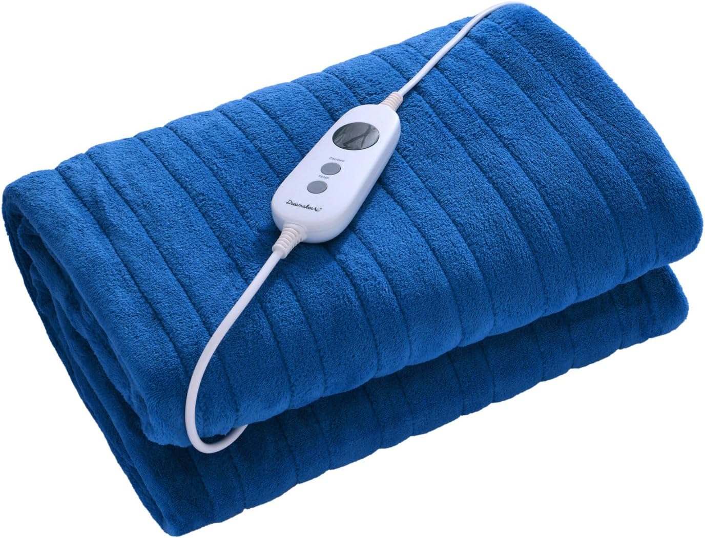 Dreamaker DoubleSided Electric Heated Coral Fleece Throw Rug Snuggle