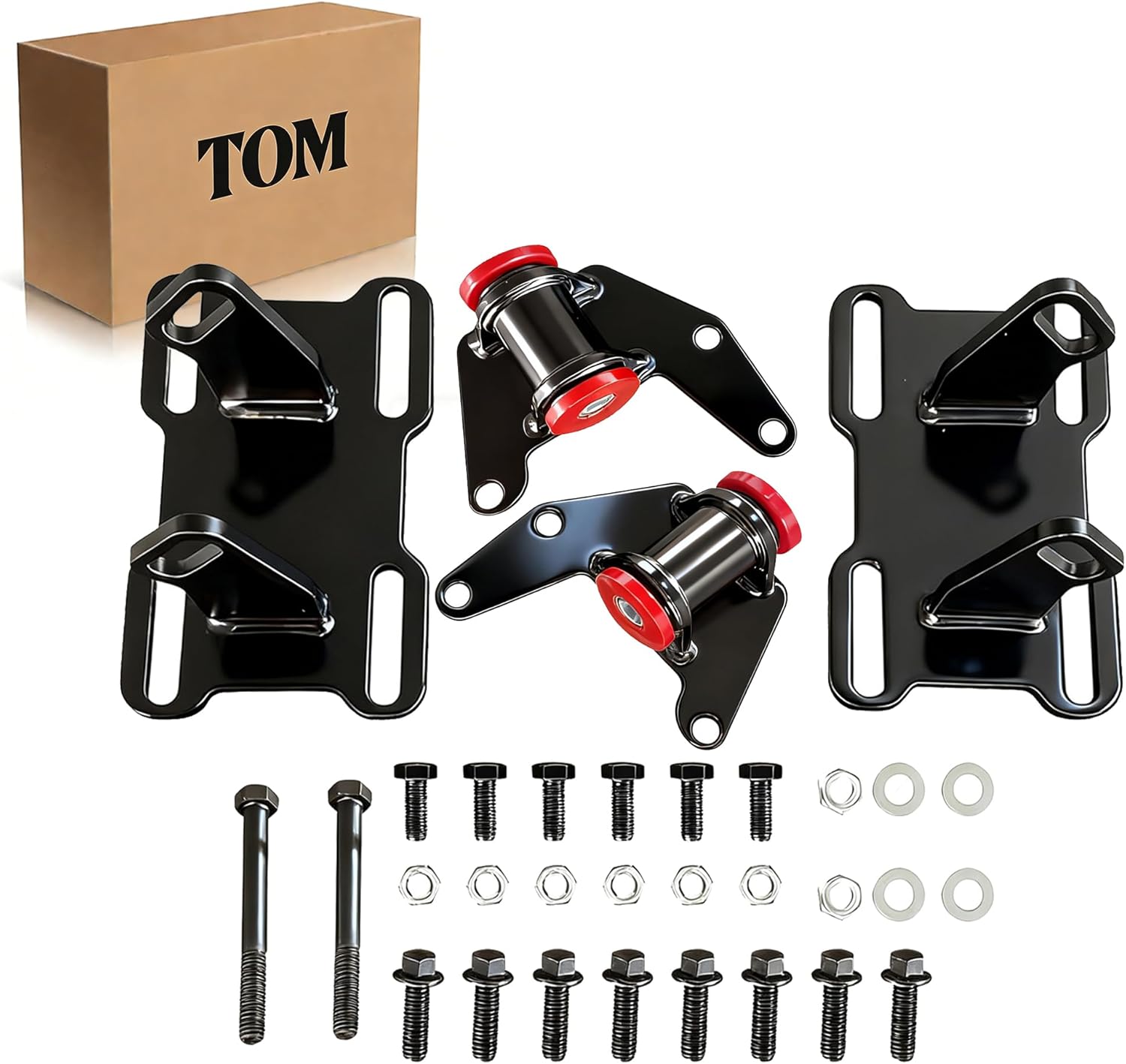 Ls Engine Mount adapter Kit Compatible with 1973-1988 G-Body LS Swap Mount Carlo Regal LS1 LS2 LS3 LS6 LSX LQ4 LQ9 14075A