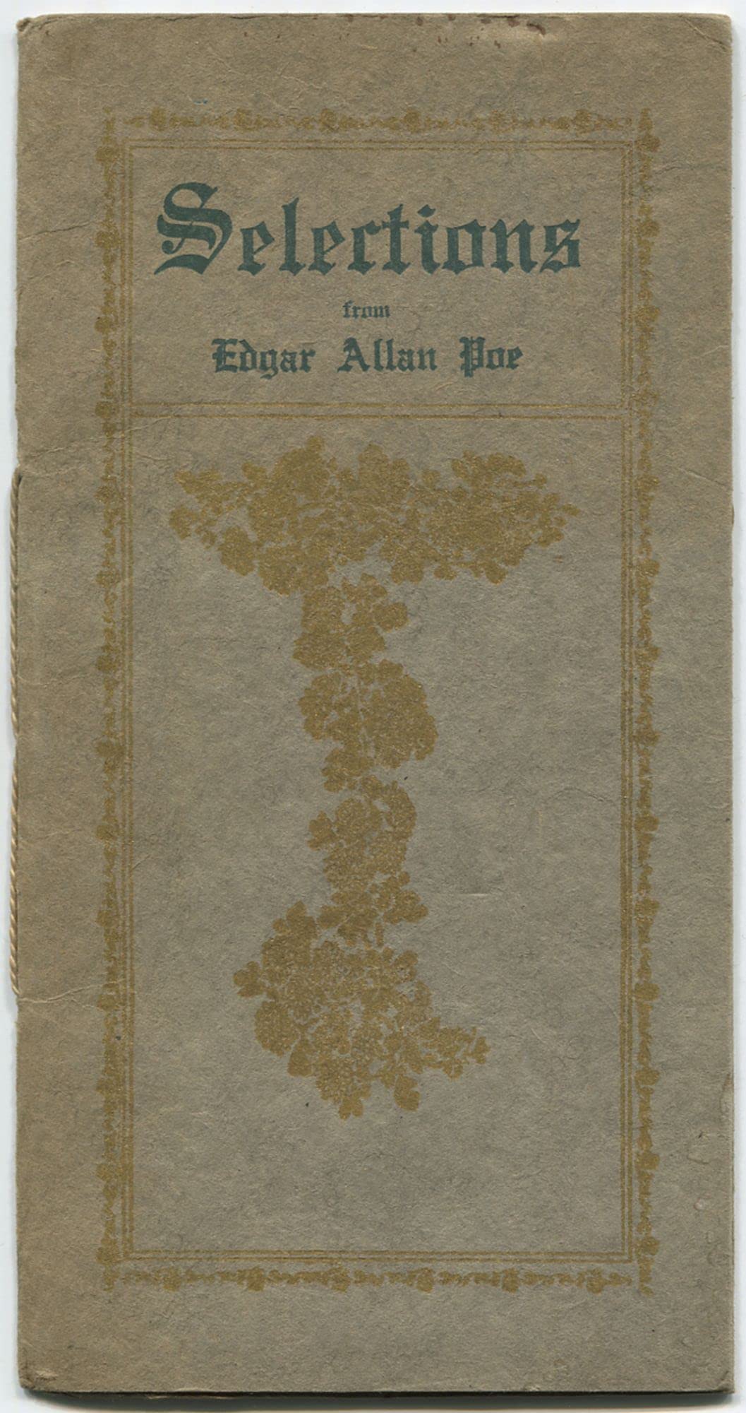 Selections from Edgar Allan Poe Paperback