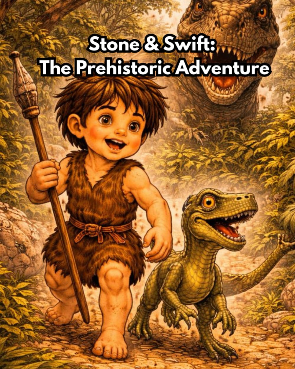 Stone & Swift: The Prehistoric Adventure: A Heartwarming Dinosaur Adventure About Bravery, Friendship, and Growing Up