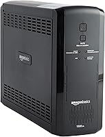 Amazon Basics 1500VA/900W UPS Battery Backup Surge Protector - 10 Outlets, Sinewave, Line Interactive for Home Office