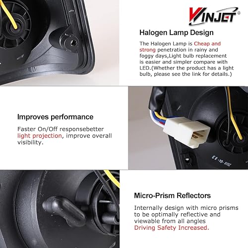 Miniatura 7 de Winjet Conjunto de luces traseras para camionetas Toyota Pickup 1989 1990 1991 1992 1993 1994 1995 para Toyota Pickup 1989-1995 Lámpara de freno