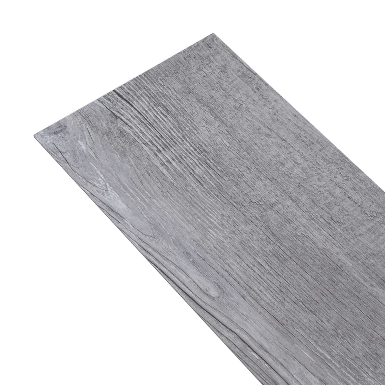 Lamas Suelo de PVC Autoadhesivas Madera Gris Mate 2,51 m² 2 mm, Suelo Autoadhesivo, Tarima Flotante para Suelos, Parquet Laminado para Suelo, Vinilico Click, Piso De Autoadhesivo - 342891ES