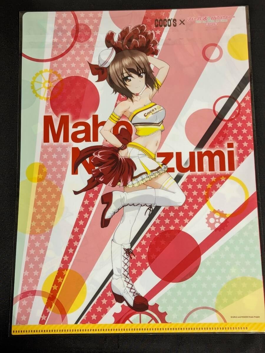 COCO'S（ココス）×ガールズ＆パンツァー クリアファイル ガールズ＆パンツァー ココス クリアファイル まとめ売り