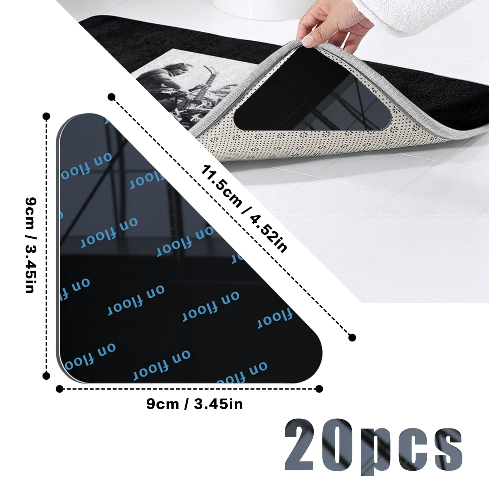 Tapis Antidérapant Découpable 110x160 Cm - Sous Tapis PVC Pour Parquet, Canapé Et Tiroirs