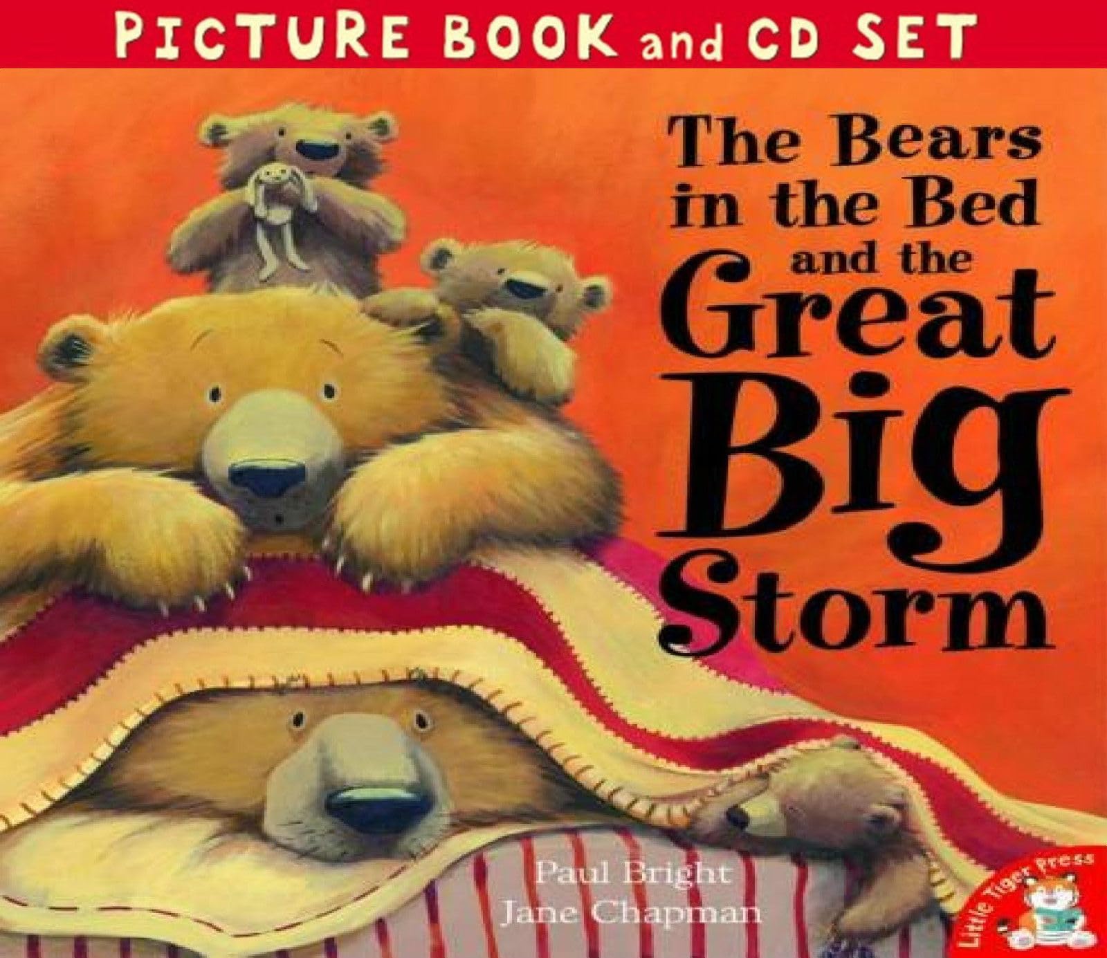 THE BEARS IN THE BED AND THE GREAT BIG STORM - BOOK & CD SET