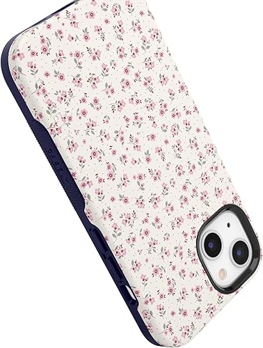 Vista 1219 de Casely Funda para iPhone 13 Compatible con MagSafe Color Splash de medianoche Funda retro abstracta Color de medianoche Splash Abstracto