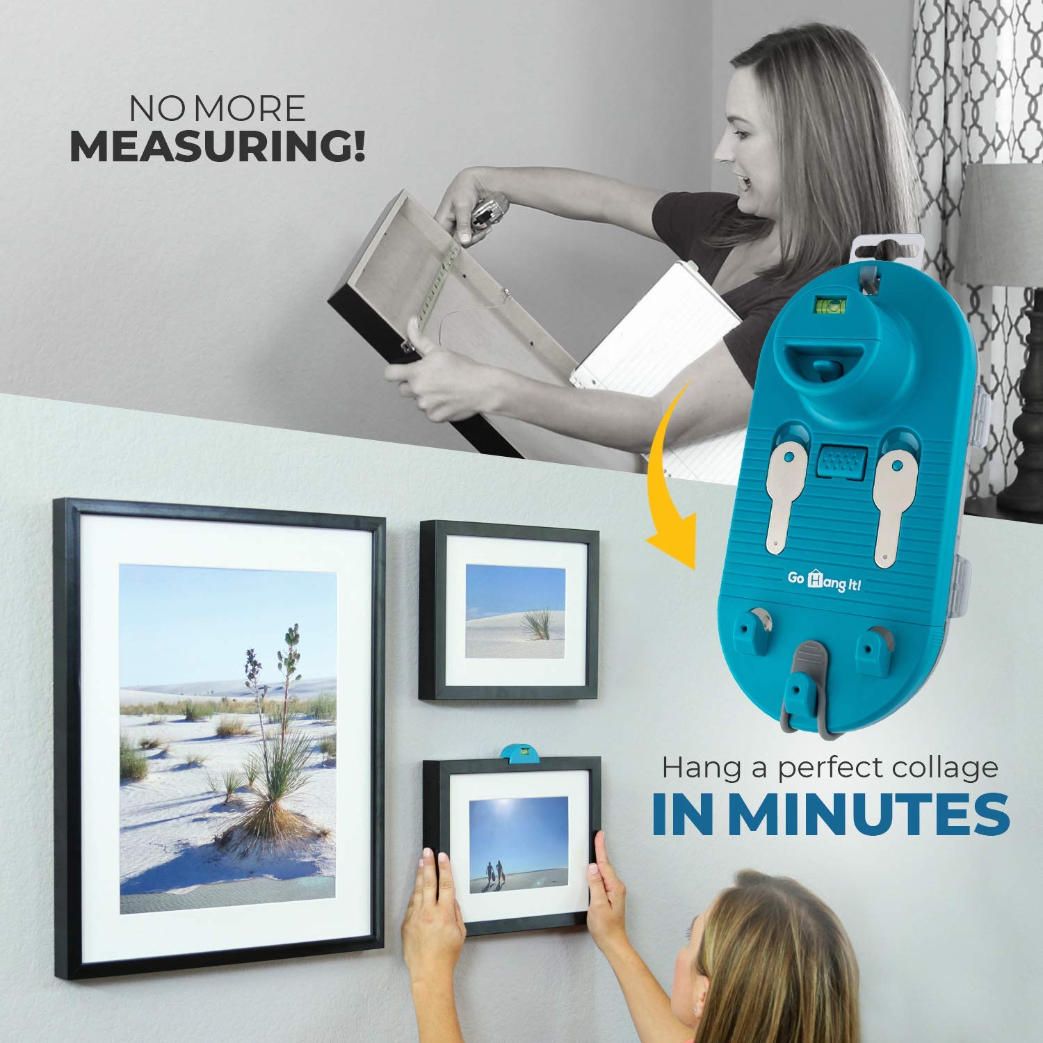 Go Hang It! Pro, The Original AllinOne Picture Hanging and Leveling