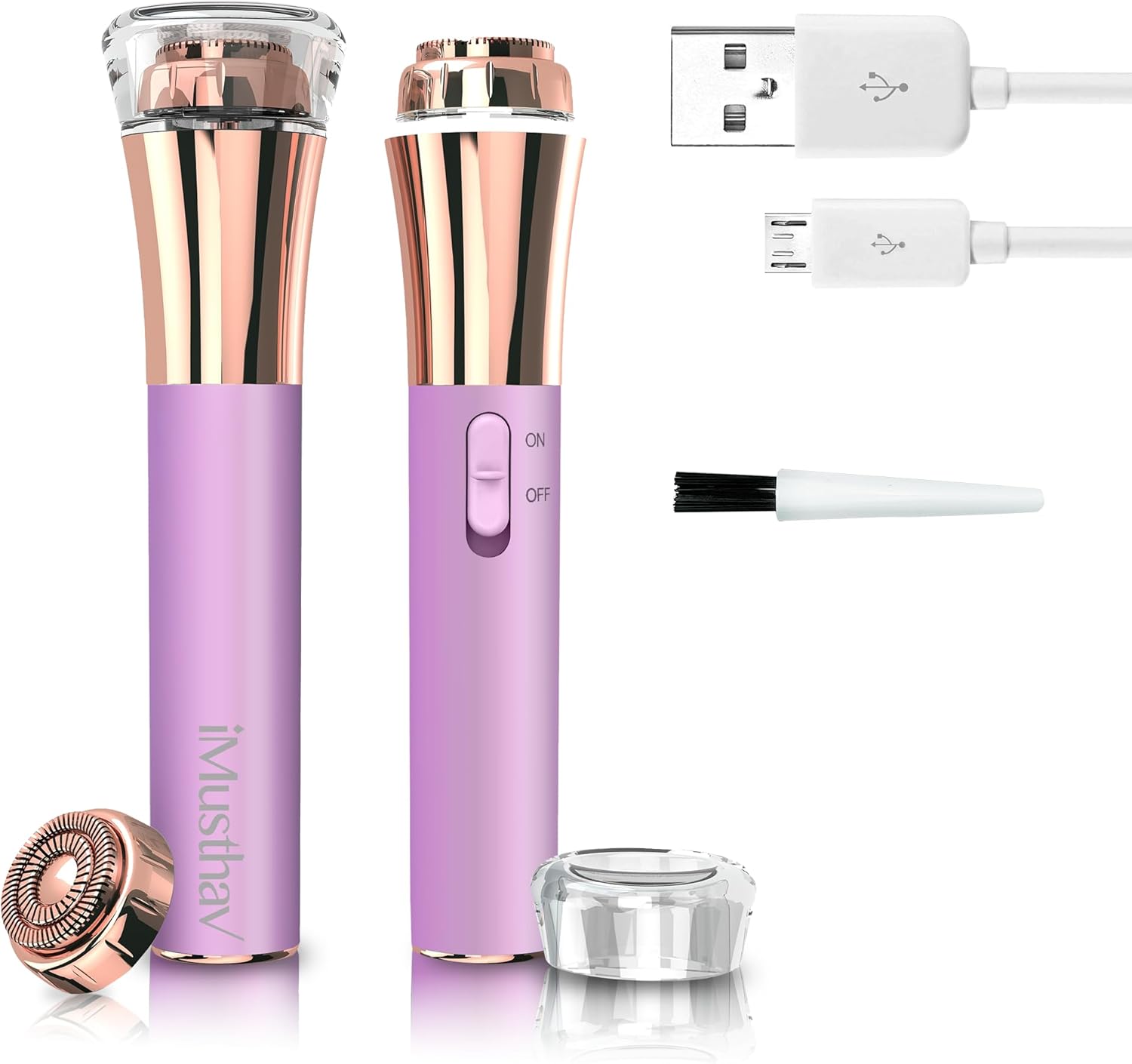 Facial Hair Remover for Women Painless Flawless Electric Razor Epilator Trimmer Shaver with 18K Gold-Plated, 16mm Dual Ring Floating Head, USB Rechargeable, 360° LED for Face Lip Hair Removal Facial Hair Remover for Women Painless Flawless Electric Razor Epilator Trimmer Shaver with 18K Gold-Plated, 16mm Dual Ring Floating Head, USB Rechargeable, 360° LED for Face Lip Hair Removal