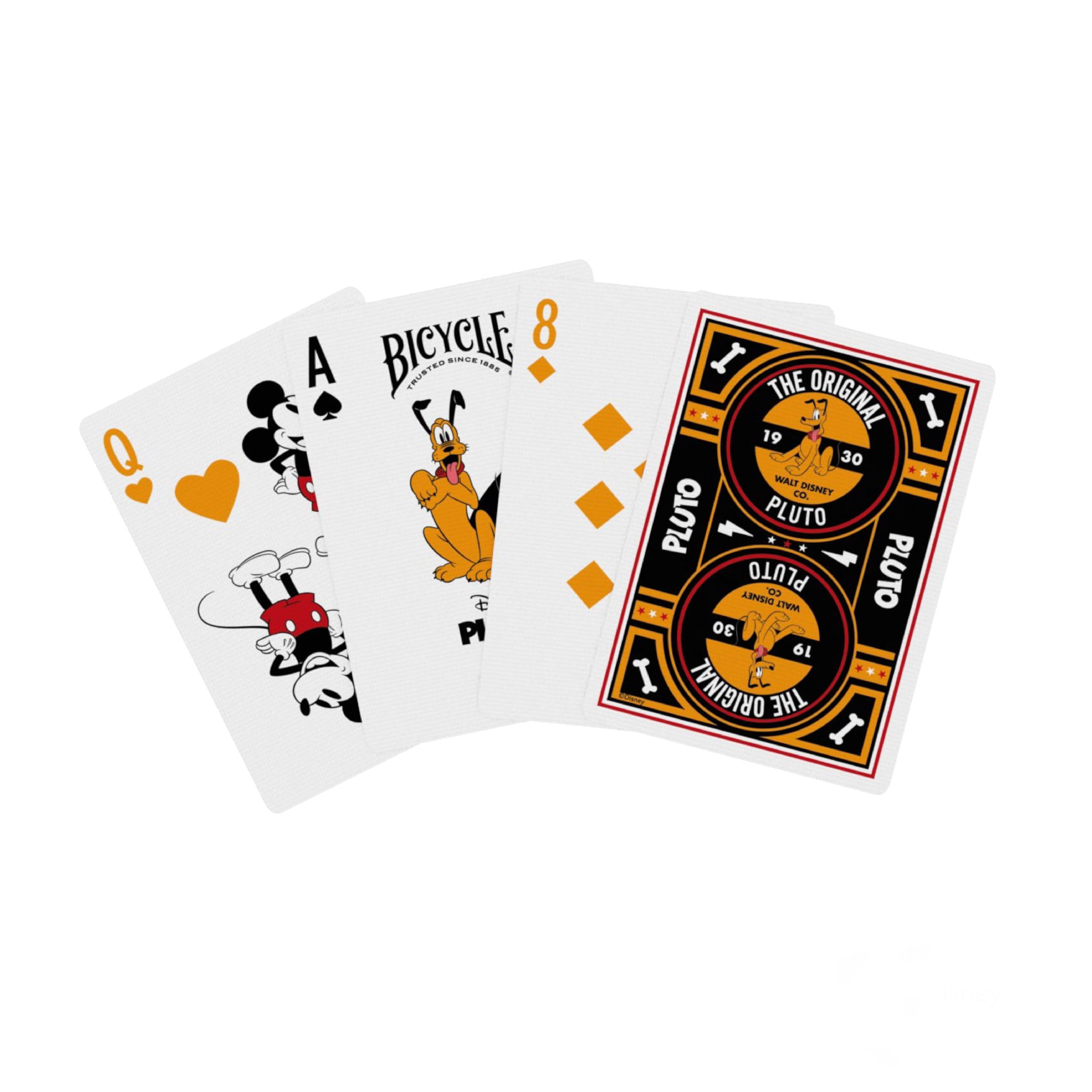 Amazon.com: Bicycle Disney Classic Pluto Inspired Playing Cards by