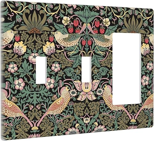 Miniatura 37 de Placa Decorativa de Pared Beige Boho de Mediados de Siglo Sol Abstracto 1-Gang Retro Años 70 Arte Geométrico Moderno con Arco Eléctrico Interruptor