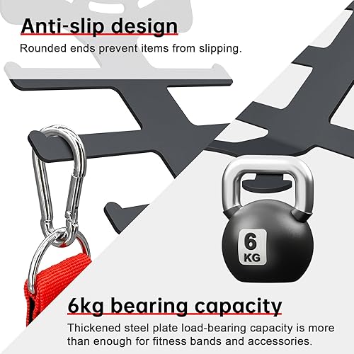 Miniatura 8 de Adjustable Resistance Band Anchor System, Resistance Accessories with Automatic Locking Function, Resistance Band Accessories Home Gym Fitness