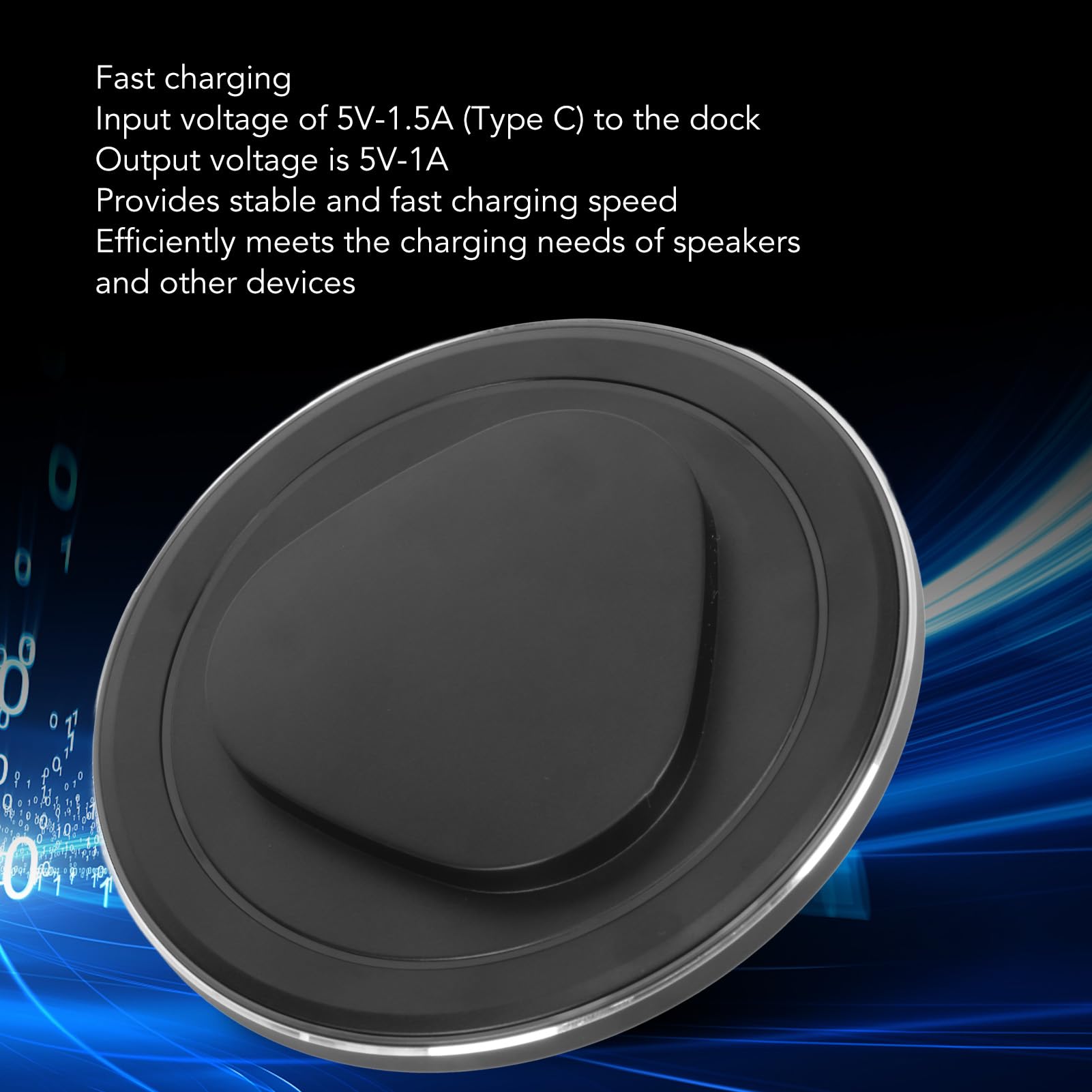 Chargeur Magnétique sans Fil Compatible avec Le Système de Haut-parleurs Roam Base de Chargement Ultra-Mince Station de Chargement Câble USB C Inclus