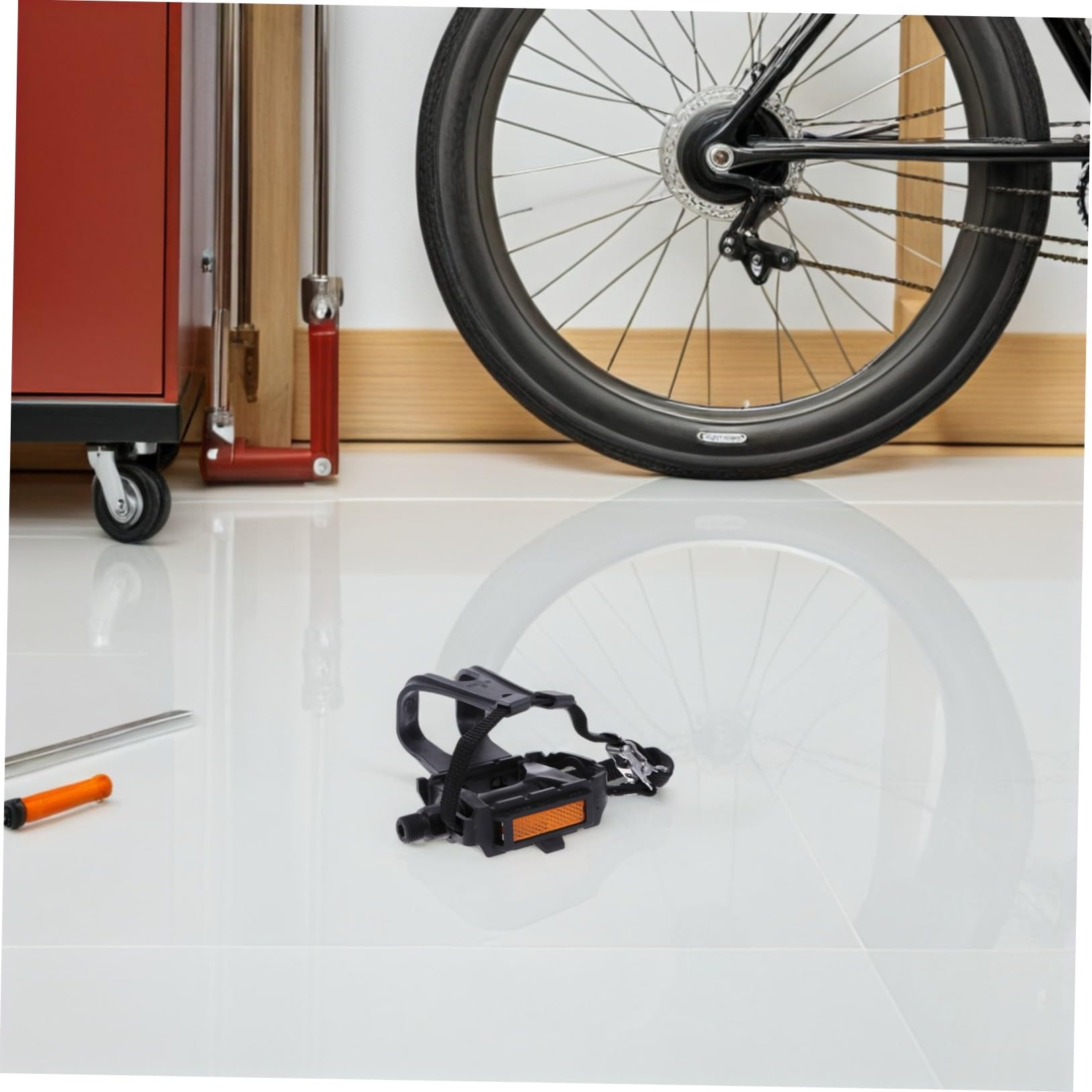 GALPADA 2 Pares Correas De Nylon para Pedales De Bicicleta con Cierre Reutilizable para Ciclismo Al Aire Entrenamiento Gimnasio