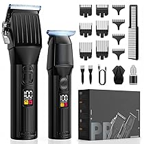 Tagliacapelli Uomo, Set Macchinetta Per Capelli Rasoio Elettrico Barba e Capelli Macchinetta Capelli Professionale Hair Trimmer Uomo Tagliacapelli Uomo Professionale Trimmer Capelli Regalo Per Uomo