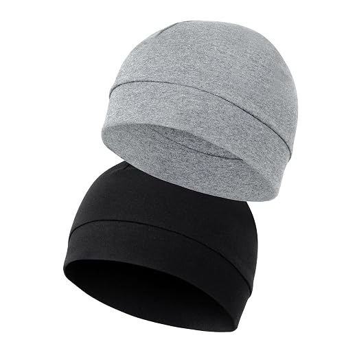 Top 10 Cappelli Eco-Sostenibili Traspiranti per Ciclismo 10 Set 2 skull cap cotone MELLIEX
