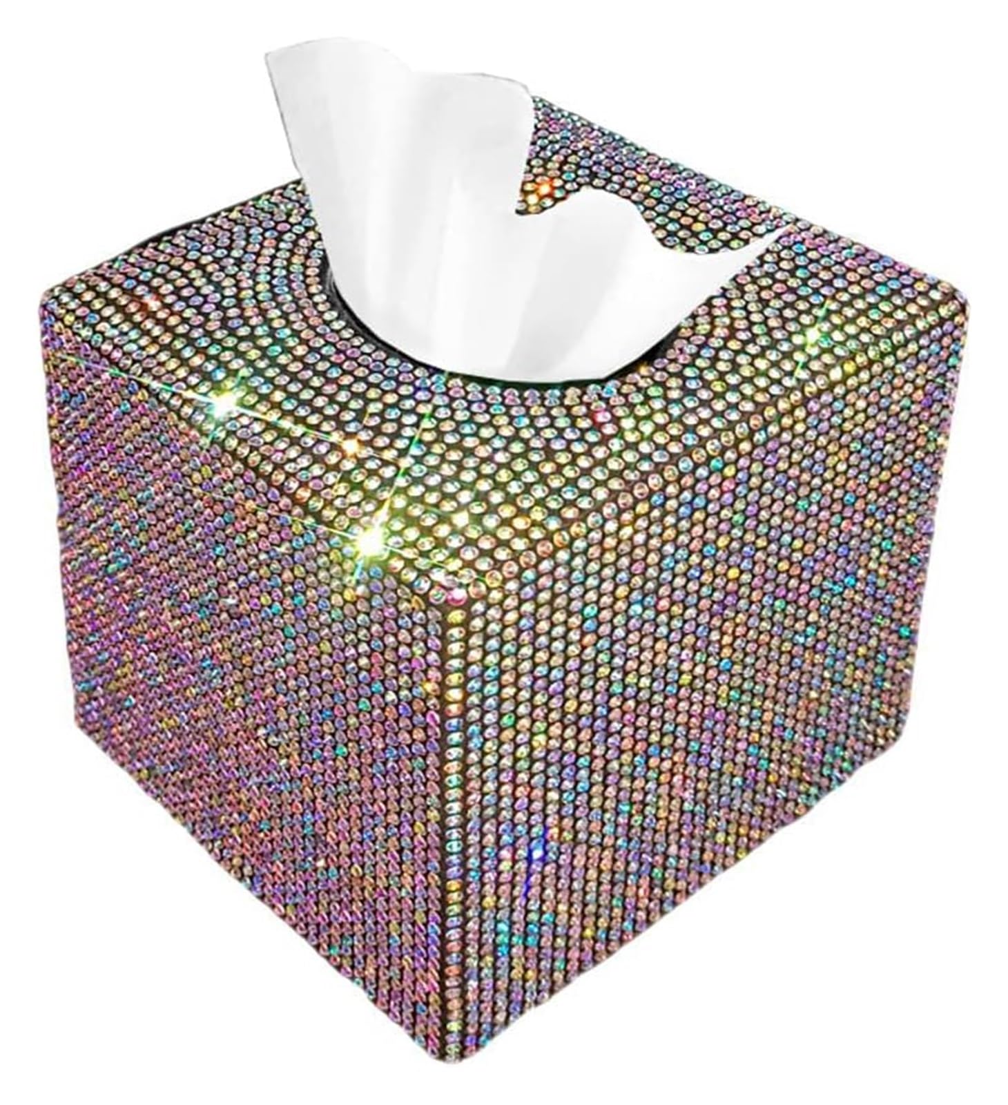PU leather tissue box Square Paper Towel Holder Tissue Box Cover Dispenser Multicolor