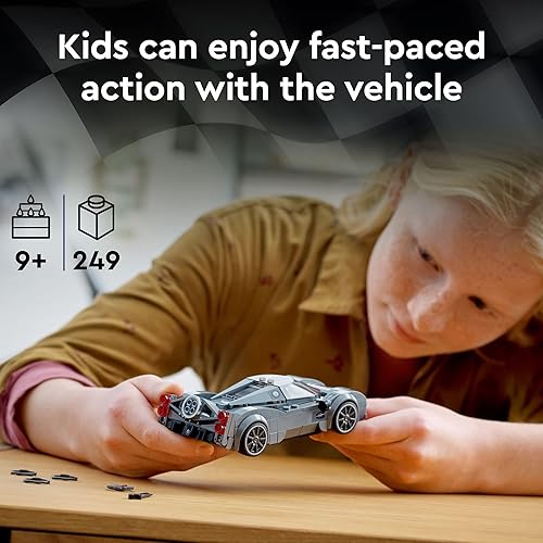 Miniatura 3 de LEGO Speed Champions Pagani Utopia 76915 Kit de construcción de modelos de juguete de coche de carreras, hipercoche italiano, vehículo de carreras