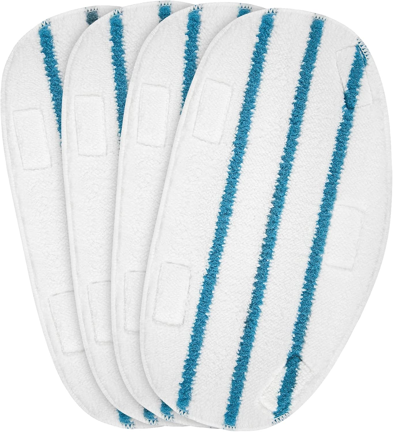 MXZONE 4 Pack Replacement Steam Mop Pads Cleaning Pad Fit for PurSteam ThermaPro 10-in-1