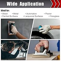 Vista 7 de 24 piezas de papel de lija, papel de lija húmedo y seco, surtido de papel de lija de grano 60/120/320/600/800/1000/1500/2500 para madera, metal