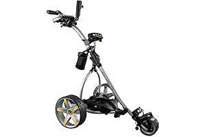 BATCADDY X3R Battery Powered Electric Golf Push Cart with Remote Control