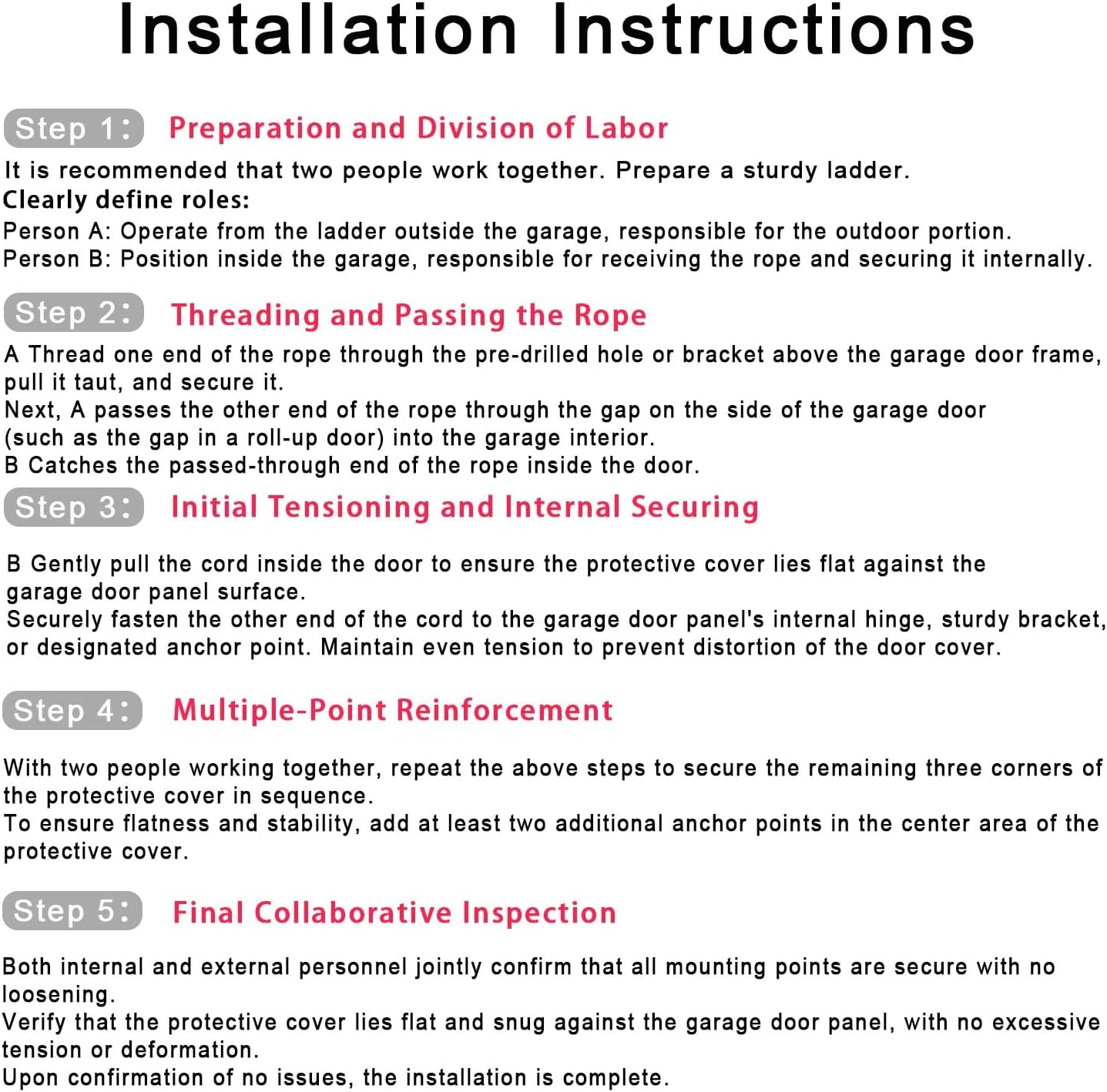 White Christmas Fireplace Garage Door Decoration Background Winter Xmas Tree Stockings Backdrop Kids Holiday New Year Party Decor Banner Cover 16X7FT