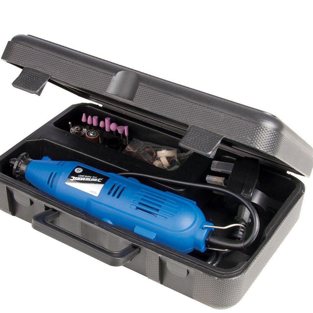 TOOLSTREAM SILVERLINE 249765 COFFRET OUTIL pour LOISIRS CREATIFS 135 W
