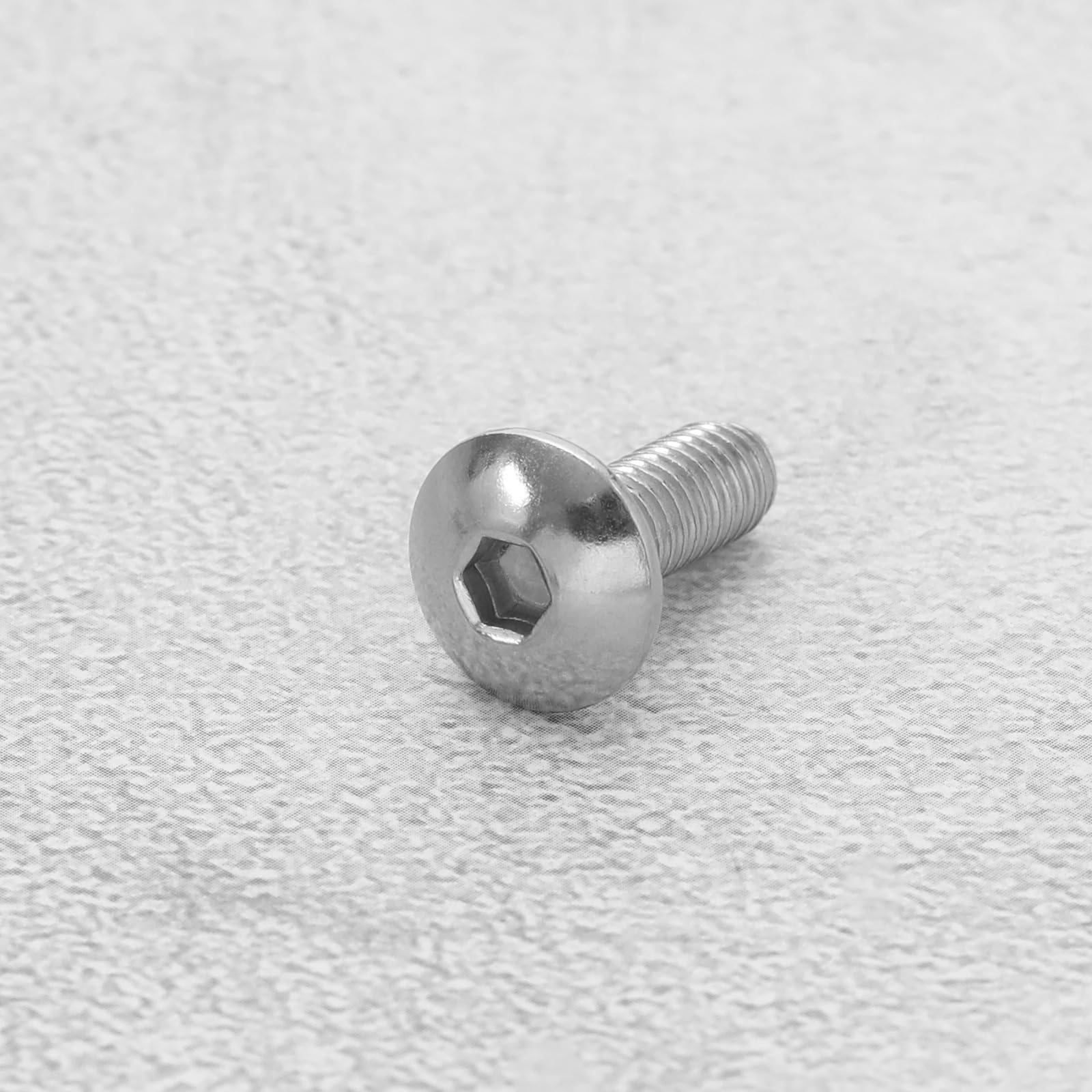 EMSea Lot 20 Vis Fixation Carénage Moto M6 X 16mm Acier Inox 304 - Compatible Honda Yamaha Kawasaki Suzuki