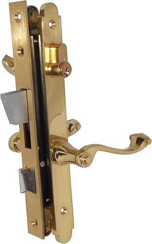 Miniatura 3 de Marks 2750B/3-R - Juego de cerraduras de embutir de línea fina de un solo cilindro para puertas de patio con respaldo de 1 pulgada