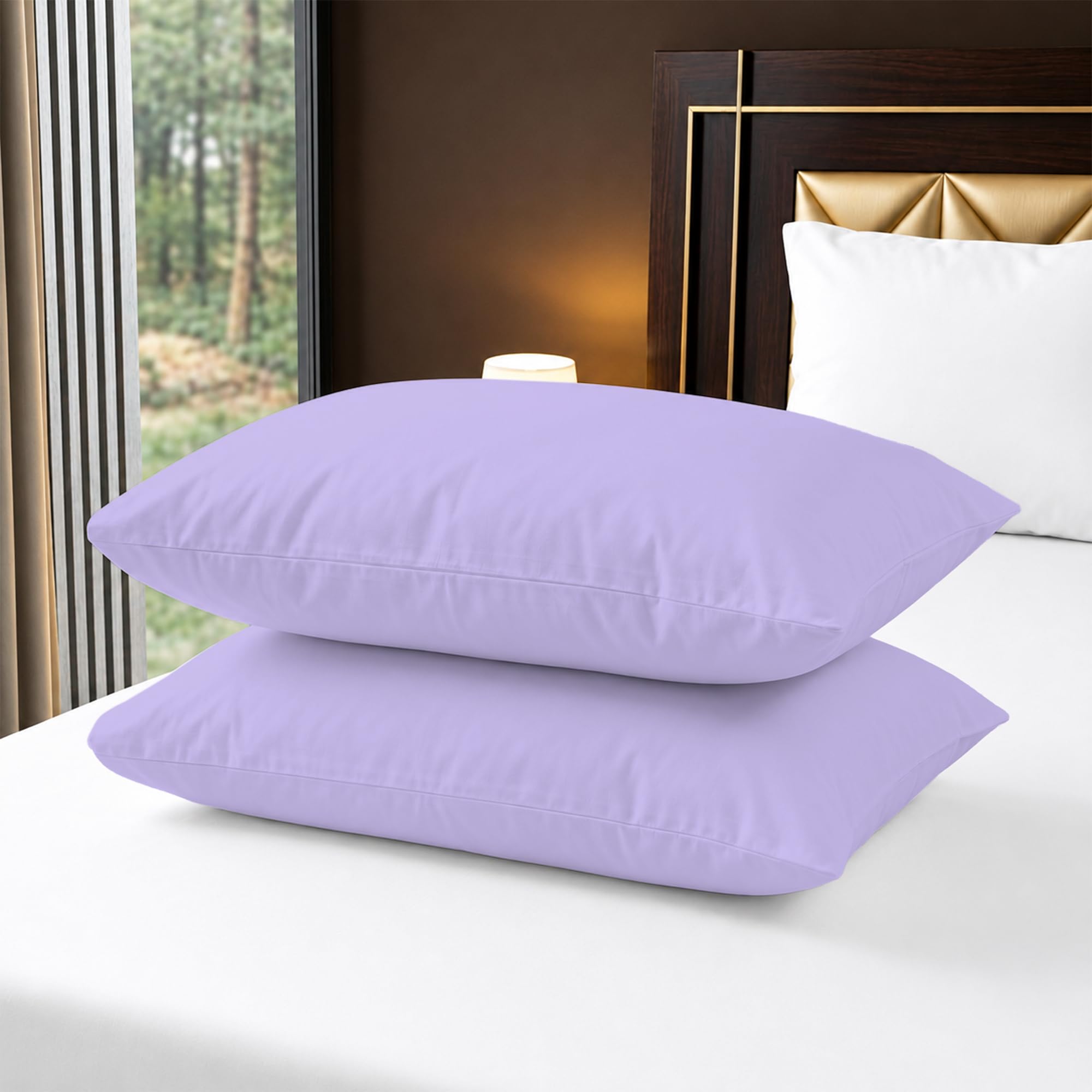 Housewife Pillowcases 2 Pack – 100% Egyptian Cotton 400TC Ultra Soft