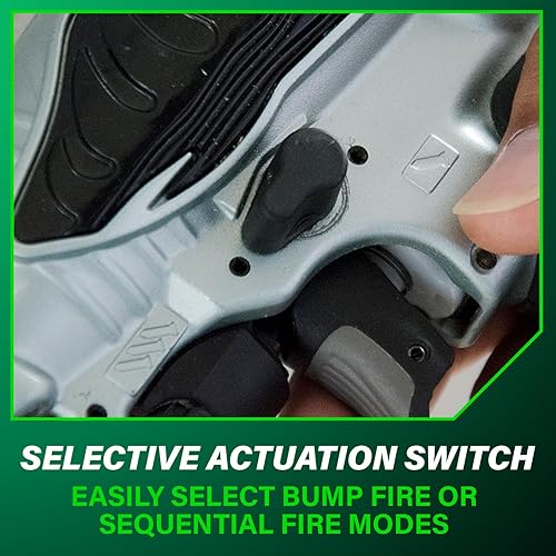 Miniatura 8 de Metabo HPT Engrapadora de corona estrecha, clavadoras neumáticas de potencia preferida, engrapadora de acabado para muebles y gabinetes, herramienta