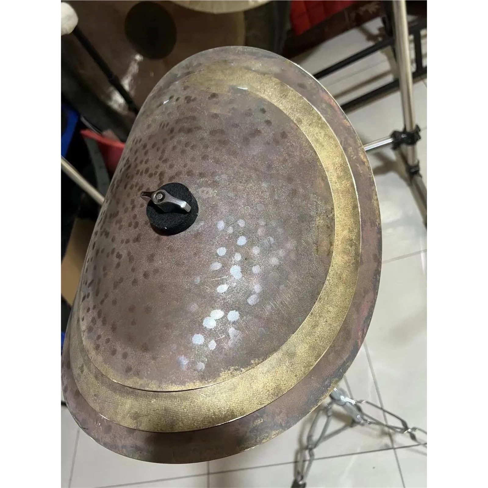 Schlagzeug Beckensatz Professionelles Becken B20 Clap Stack 11"+13"+15" Bronze Material Effekte Trommel Becken Percussion Musikinstrument(6+8+10)