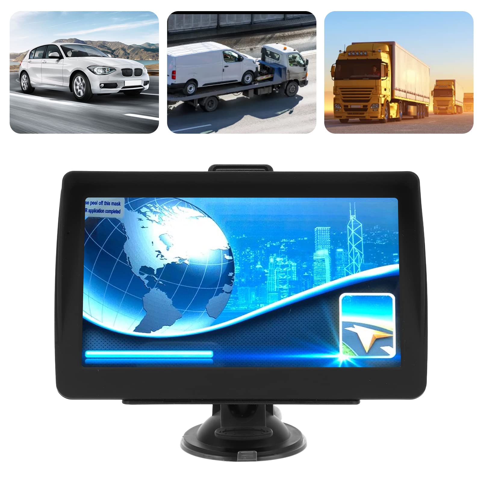 Navigatore per auto, comandi vocali Navigazione GPS portatile touch screen 7 pollici per camion
