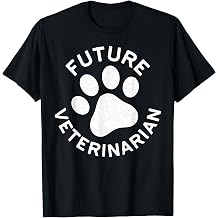 Future Veterinarian T-Shirt Student Doctor Animal Lover Gift T-Shirt