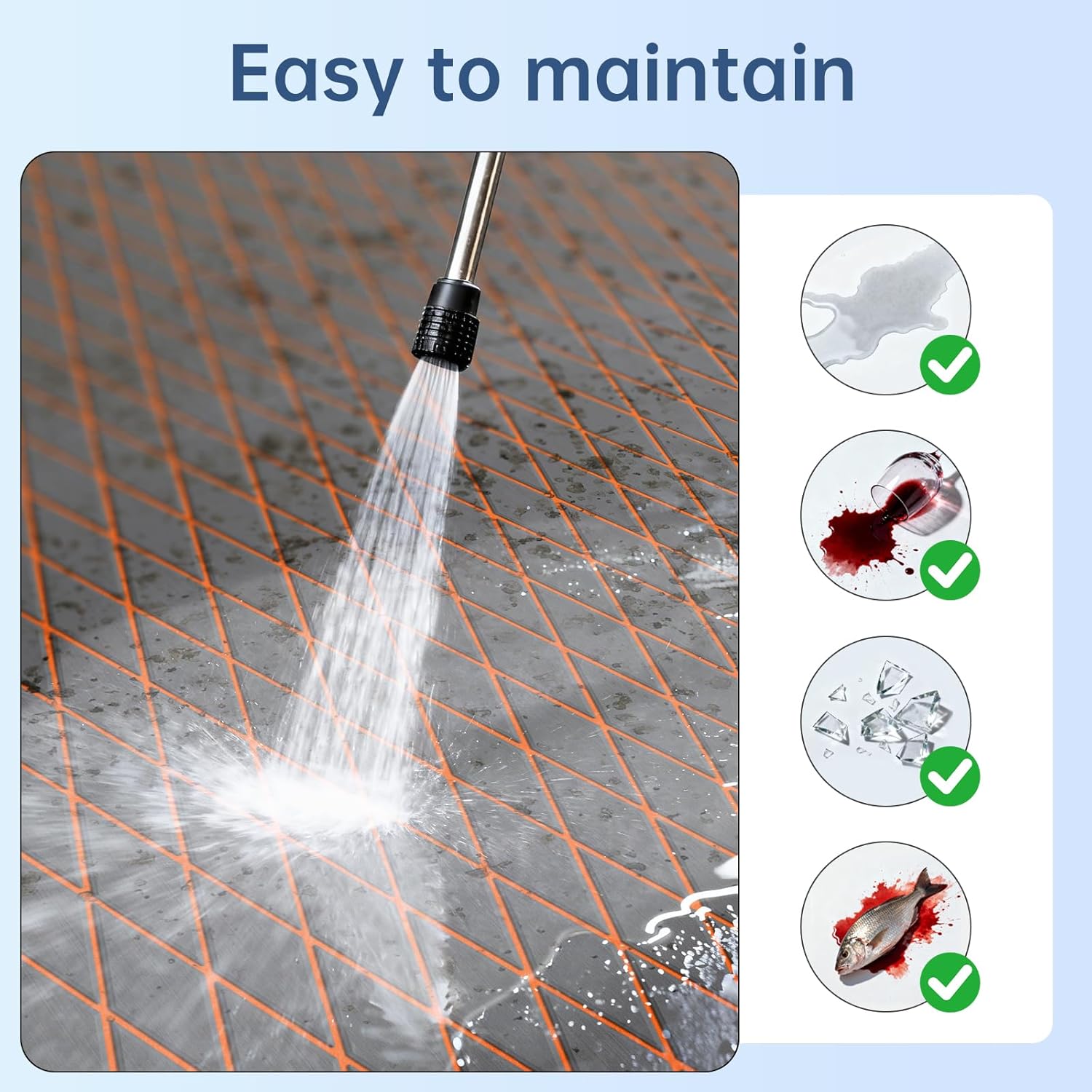 HZshark Self Adhesive EVA Foam Marine Decking Mat Boat Flooring Non-Slip Waterproof Deck Pad for Speedboat Kayak Fishing Boat Angler Boat Jet Ski RV Trailer Poolside Dock Platform 94 x 45 Inches