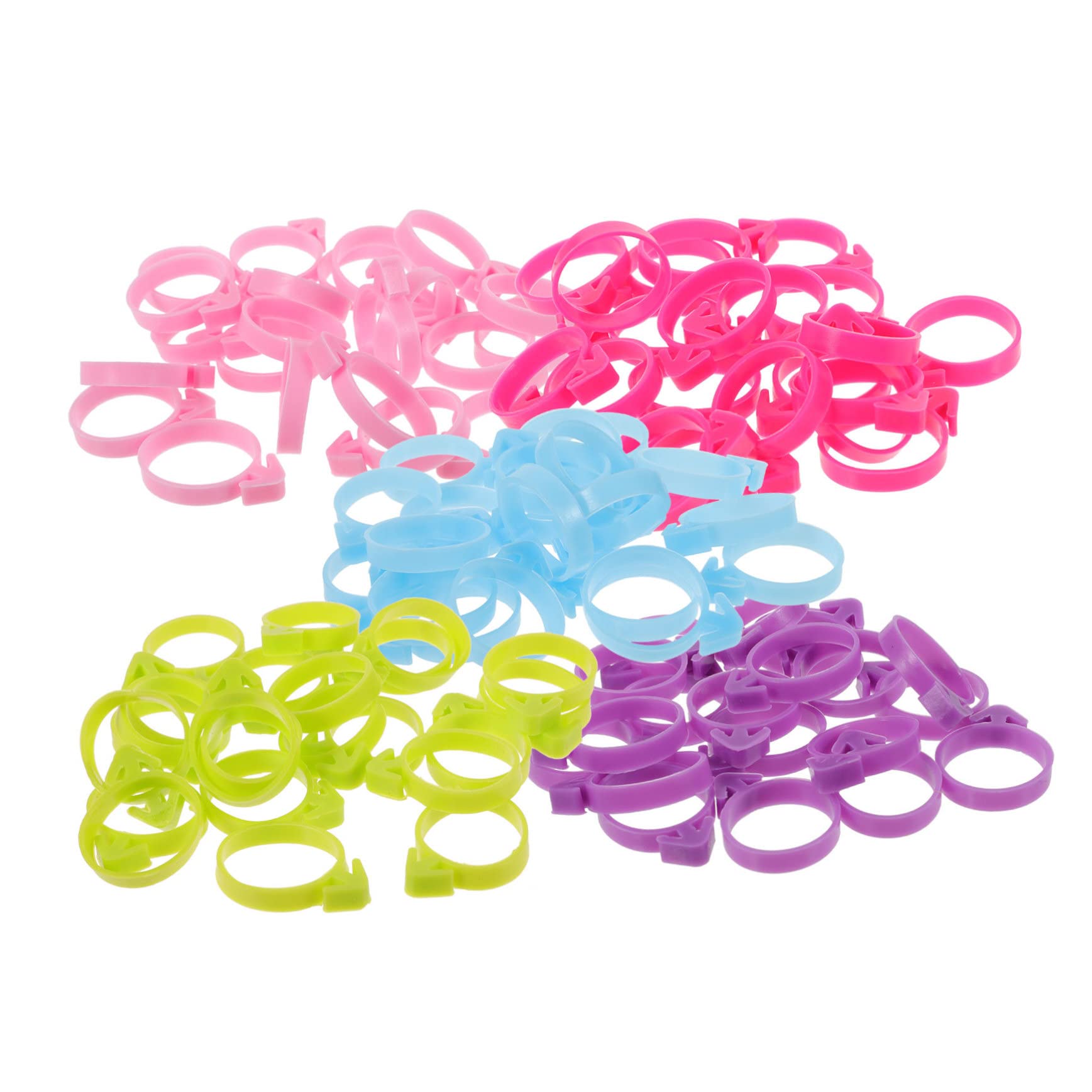 Cabilock 400stücke Pastry Bag Ties Kunststoffverschlüsse Für Spritzbeutel Wiederverwendbare Icing Bag Ties Farben Für Backzubehör Und Kreative Dekorationen