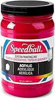 Vista 20 de Speedball 004657 Tinta acrílica para serigrafía, 32.0 fl oz, 32 onzas líquidas, color negro