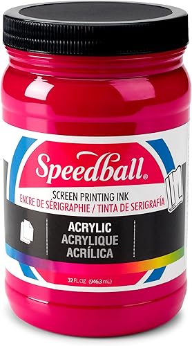 Miniatura 21 de Speedball 4640, tinta acrílica de impresión de pantalla, bote de 32 onzas, altura de 3.63 pulgadas, ancho de 3.63 pulgadas, longitud de 6.13 Blanco
