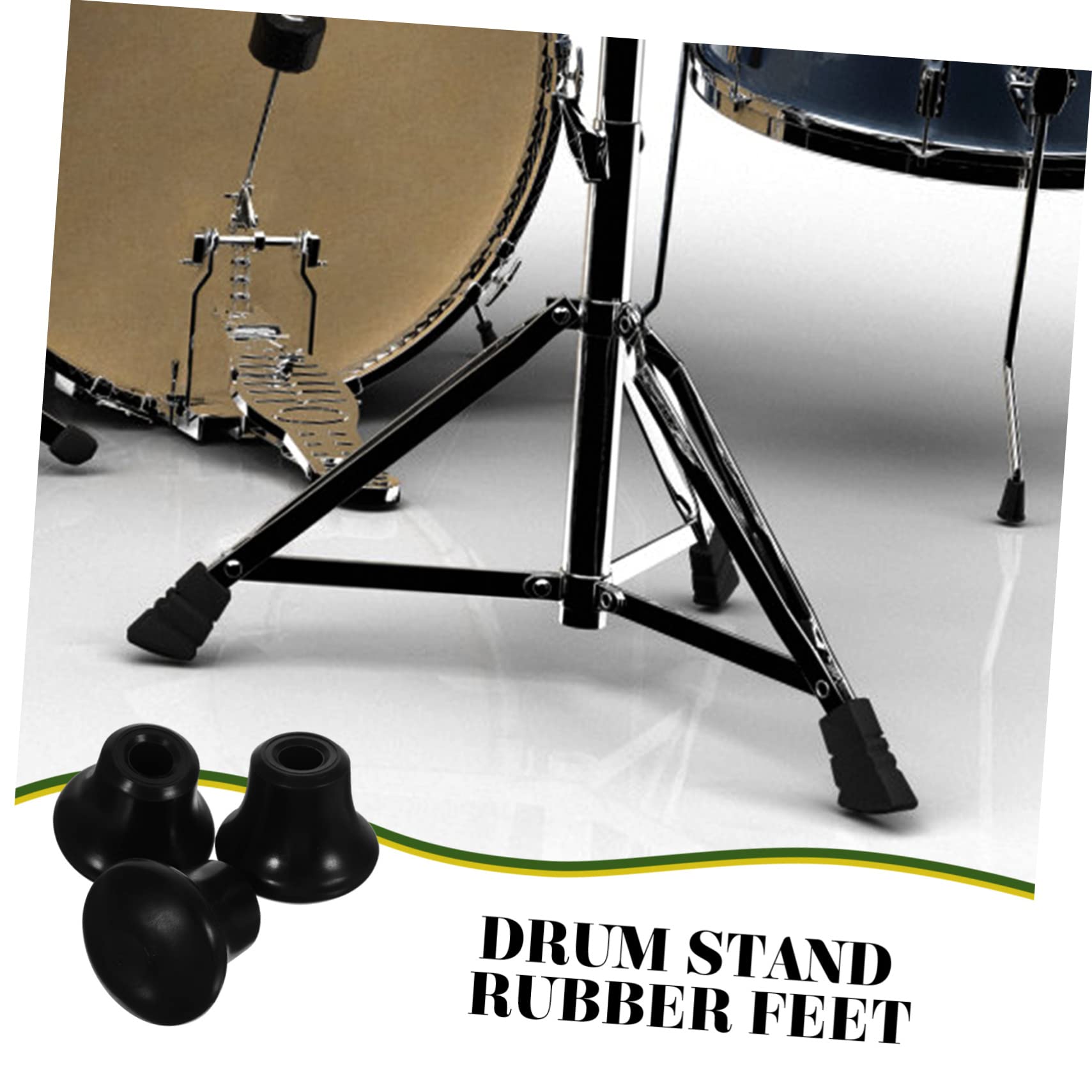 Parliky Drum Rubber Feet - Rutschfeste Gummifüße Für Schlagzeug