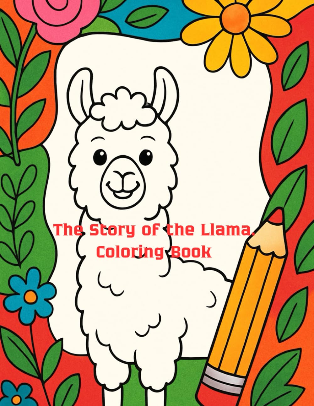 The Story of the Llama: Coloring Book (12 Fun Facts. Coloring Book)