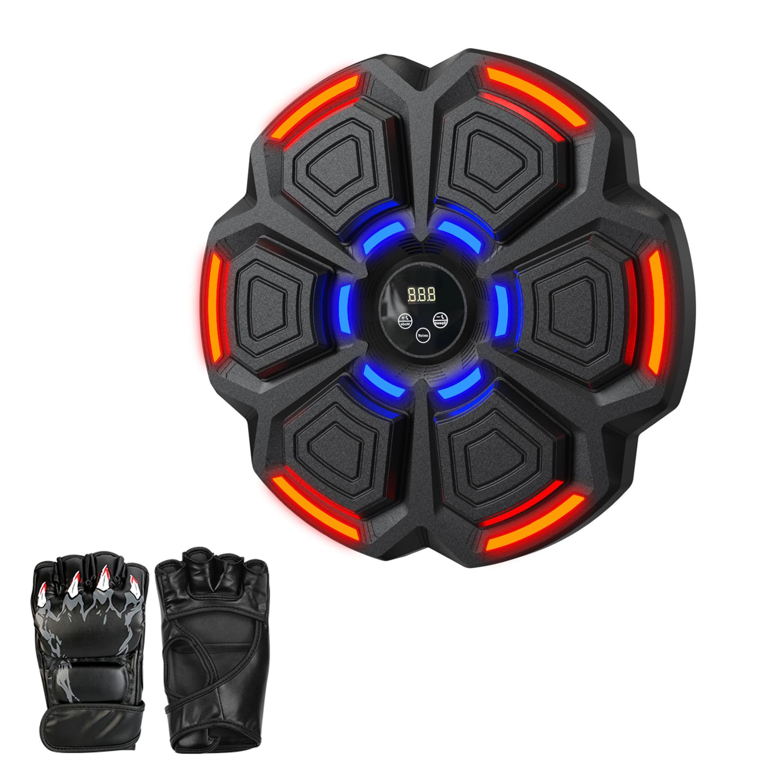 Macchina Da Boxe Musicale Con LED E Bluetooth - 9 Velocità Per Allenamento Casa - Foto 6