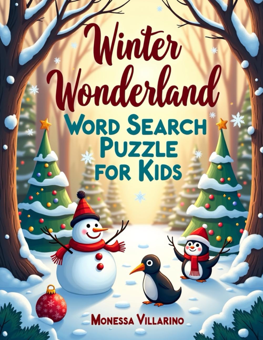 Winter Wonderland Word Search Puzzle for Kids