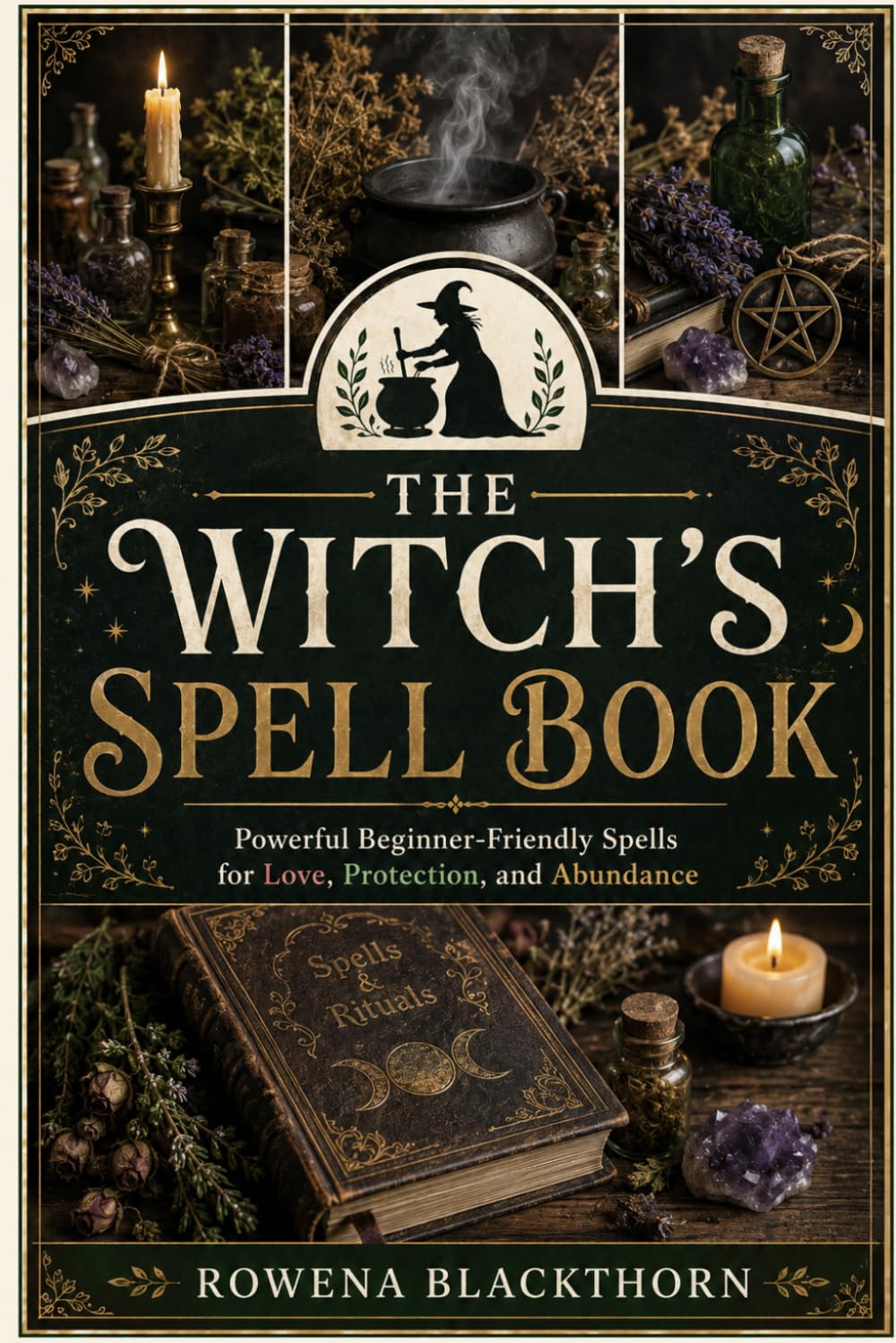 THE WITCH’S SPELL BOOK: Powerful Beginner-Friendly Spells for Love, Protection, and Abundance
