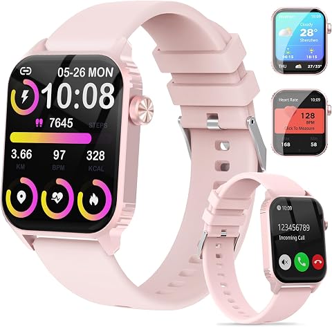 Smart Watch for Women, 120 Sports Modes, 1.83" HD Display, Alexa Built-in, He...