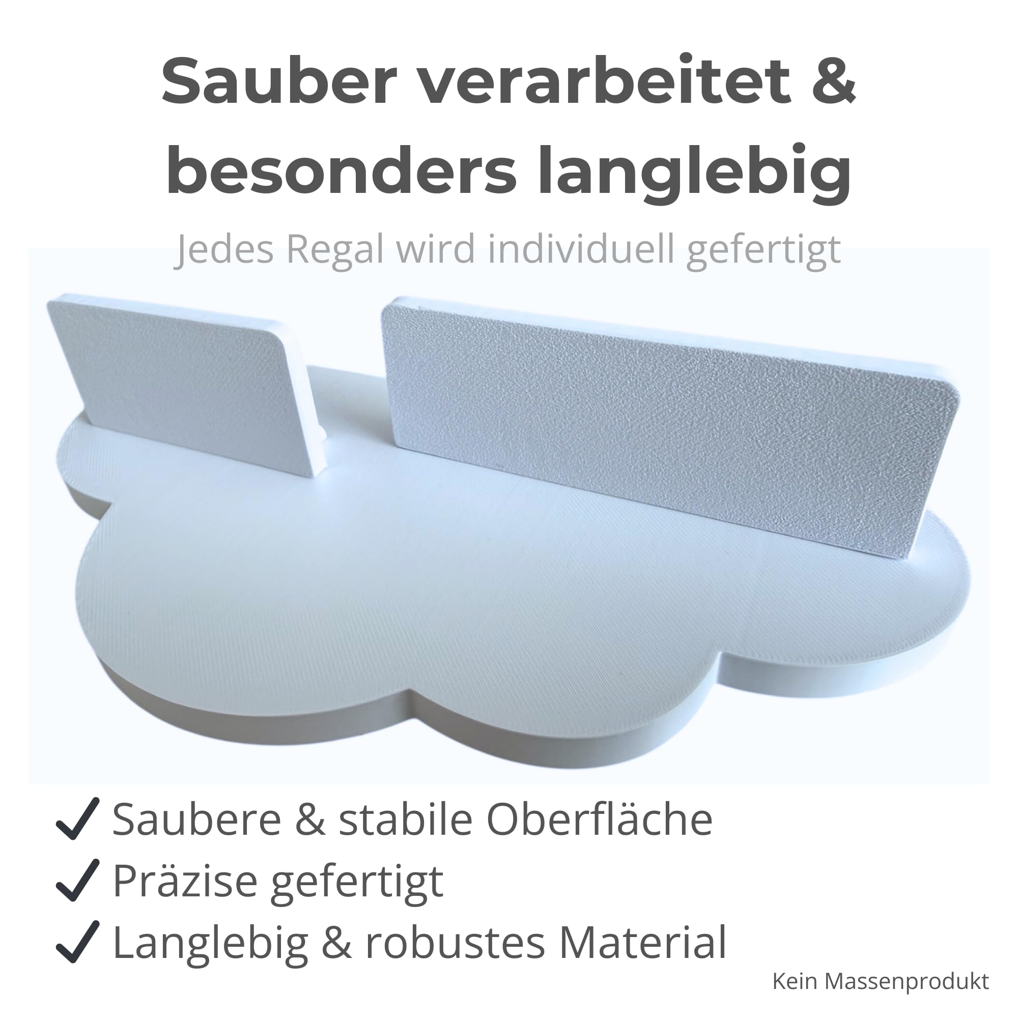 3er Wolken-Set Weiß passend/Kompatibel für die Toniebox Toniefiguren