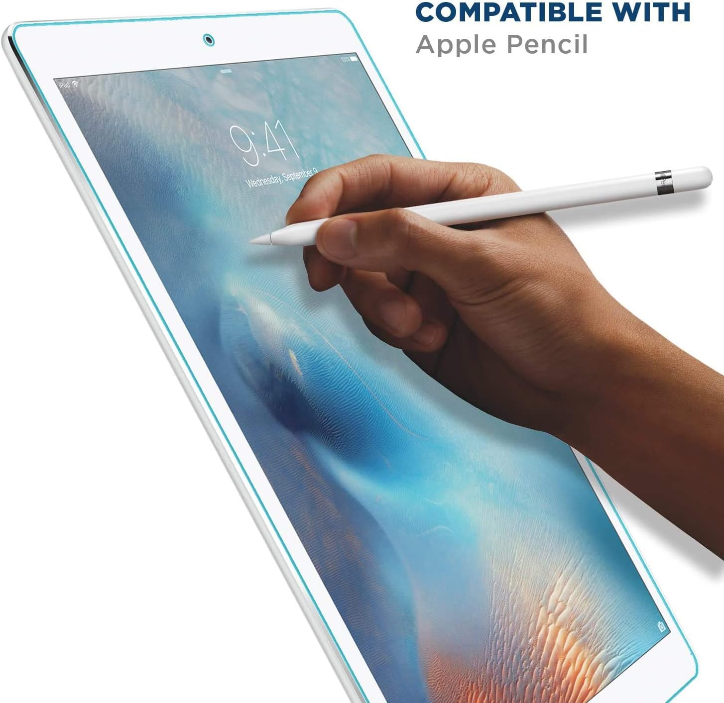 Tech Armor HD Clear Film Screen Protector Designed for iPad Pro 12.9 Inch (2015 and 2017) 2 Pack